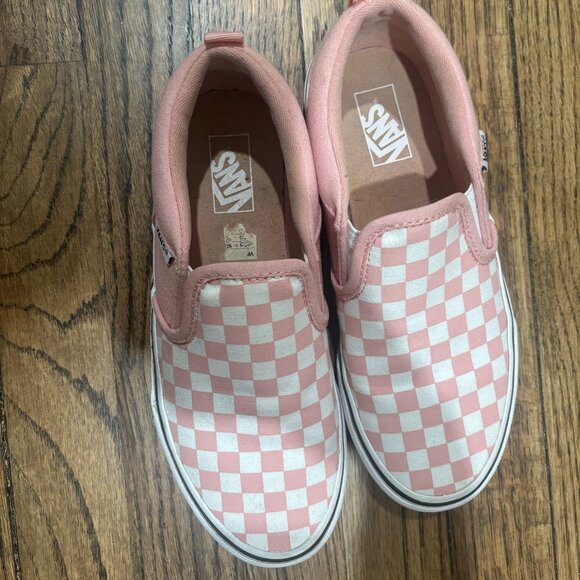 Vans Little Kids Classic Slip-On Checkerboard Shoes - Picture 1 of 4